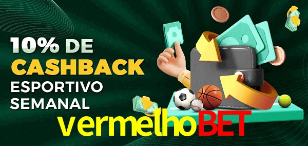 10% de bônus de cashback na vermelhobet